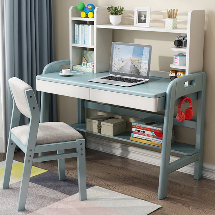 Scandinavian Rubberwood Kitchen Side Chair Liftable Open Back Dining Chair Clearhalo ' kitchen&dining_furn' 'Dining Chairs' 'Dining Tables & Seating' 'dining_chair' 'Furniture' 'furniture_dining_chair' 'Kitchen & Dining Furniture' 'kitchen' 3453433