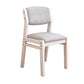 Scandinavian Rubberwood Kitchen Side Chair Liftable Open Back Dining Chair Light Gray White 1 Piece Clearhalo ' kitchen&dining_furn' 'Dining Chairs' 'Dining Tables & Seating' 'dining_chair' 'Furniture' 'furniture_dining_chair' 'Kitchen & Dining Furniture' 'kitchen' 3453435