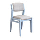 Scandinavian Rubberwood Kitchen Side Chair Liftable Open Back Dining Chair Light Gray Blue 1 Piece Clearhalo ' kitchen&dining_furn' 'Dining Chairs' 'Dining Tables & Seating' 'dining_chair' 'Furniture' 'furniture_dining_chair' 'Kitchen & Dining Furniture' 'kitchen' 3453438