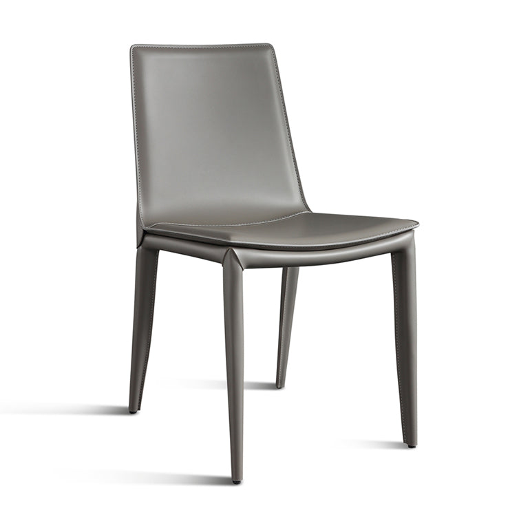 Metal Contemporary Dining Room Chairs Metallic Finish Parsons Dining Chairs Clearhalo ' kitchen&dining_furn' 'Dining Chairs' 'Dining Tables & Seating' 'dining_chair' 'Furniture' 'furniture_dining_chair' 'Kitchen & Dining Furniture' 'kitchen' 3453456