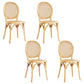 Modern Style Solid Wood Kitchen Dining Chair King Louis Back Side Chairs Natural Set of 4 Clearhalo ' kitchen&dining_furn' 'Dining Chairs' 'Dining Tables & Seating' 'dining_chair' 'Furniture' 'furniture_dining_chair' 'Kitchen & Dining Furniture' 'kitchen' 3453498