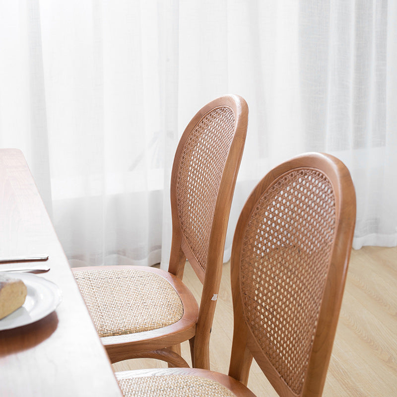 Modern Style Solid Wood Kitchen Dining Chair King Louis Back Side Chairs Clearhalo ' kitchen&dining_furn' 'Dining Chairs' 'Dining Tables & Seating' 'dining_chair' 'Furniture' 'furniture_dining_chair' 'Kitchen & Dining Furniture' 'kitchen' 3453499