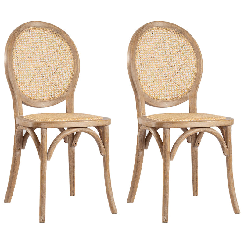 Modern Style Solid Wood Kitchen Dining Chair King Louis Back Side Chairs Gray Coffee Set of 2 Clearhalo ' kitchen&dining_furn' 'Dining Chairs' 'Dining Tables & Seating' 'dining_chair' 'Furniture' 'furniture_dining_chair' 'Kitchen & Dining Furniture' 'kitchen' 3453503