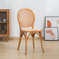 Modern Style Solid Wood Kitchen Dining Chair King Louis Back Side Chairs Orange 1 Piece Clearhalo ' kitchen&dining_furn' 'Dining Chairs' 'Dining Tables & Seating' 'dining_chair' 'Furniture' 'furniture_dining_chair' 'Kitchen & Dining Furniture' 'kitchen' 3453516