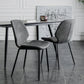 Modern Metal Kitchen Dining Side Chair Black Wingback Side Dining Side Chair Clearhalo ' kitchen&dining_furn' 'Dining Chairs' 'Dining Tables & Seating' 'dining_chair' 'Furniture' 'furniture_dining_chair' 'Kitchen & Dining Furniture' 'kitchen' 3453548