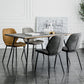 Modern Metal Kitchen Dining Side Chair Black Wingback Side Dining Side Chair Clearhalo ' kitchen&dining_furn' 'Dining Chairs' 'Dining Tables & Seating' 'dining_chair' 'Furniture' 'furniture_dining_chair' 'Kitchen & Dining Furniture' 'kitchen' 3453552