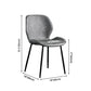 Modern Metal Kitchen Dining Side Chair Black Wingback Side Dining Side Chair Clearhalo ' kitchen&dining_furn' 'Dining Chairs' 'Dining Tables & Seating' 'dining_chair' 'Furniture' 'furniture_dining_chair' 'Kitchen & Dining Furniture' 'kitchen' 3453560