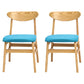 Wood Scandinavian Dining Chair Open Back Armless Dining Chairs for Home Use Sky Blue Set of 2 Clearhalo ' kitchen&dining_furn' 'Dining Chairs' 'Dining Tables & Seating' 'dining_chair' 'Furniture' 'furniture_dining_chair' 'Kitchen & Dining Furniture' 'kitchen' 3453577