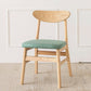 Wood Scandinavian Dining Chair Open Back Armless Dining Chairs for Home Use Mint Green 1 Piece Clearhalo ' kitchen&dining_furn' 'Dining Chairs' 'Dining Tables & Seating' 'dining_chair' 'Furniture' 'furniture_dining_chair' 'Kitchen & Dining Furniture' 'kitchen' 3453580