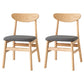 Wood Scandinavian Dining Chair Open Back Armless Dining Chairs for Home Use Grey Set of 2 Clearhalo ' kitchen&dining_furn' 'Dining Chairs' 'Dining Tables & Seating' 'dining_chair' 'Furniture' 'furniture_dining_chair' 'Kitchen & Dining Furniture' 'kitchen' 3453588