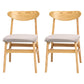 Wood Scandinavian Dining Chair Open Back Armless Dining Chairs for Home Use Smoke Gray Set of 2 Clearhalo ' kitchen&dining_furn' 'Dining Chairs' 'Dining Tables & Seating' 'dining_chair' 'Furniture' 'furniture_dining_chair' 'Kitchen & Dining Furniture' 'kitchen' 3453601