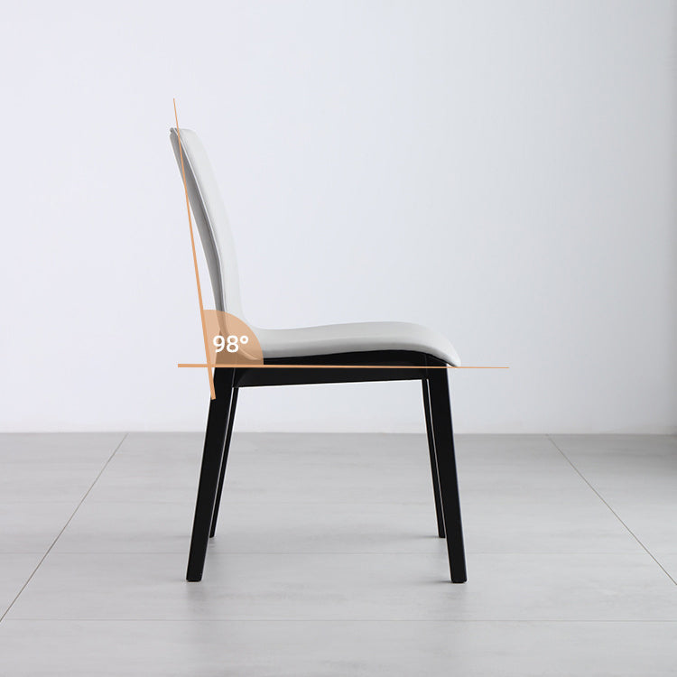 Wooden Contemporary Indoor Dining Side Chair Parsons Chair for Kitchen Clearhalo ' kitchen&dining_furn' 'Dining Chairs' 'Dining Tables & Seating' 'dining_chair' 'Furniture' 'furniture_dining_chair' 'Kitchen & Dining Furniture' 'kitchen' 3453623