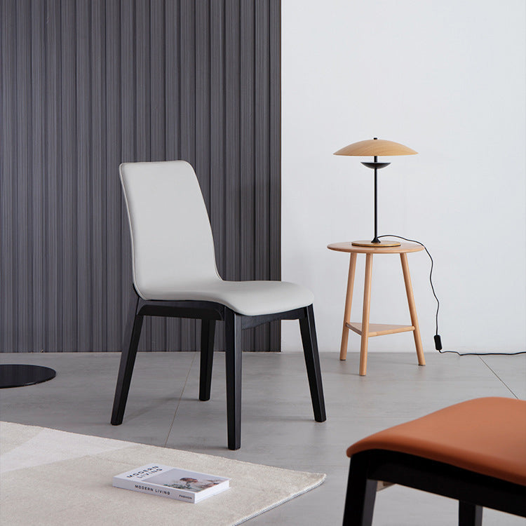 Wooden Contemporary Indoor Dining Side Chair Parsons Chair for Kitchen Clearhalo ' kitchen&dining_furn' 'Dining Chairs' 'Dining Tables & Seating' 'dining_chair' 'Furniture' 'furniture_dining_chair' 'Kitchen & Dining Furniture' 'kitchen' 3453631