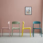 Contemporary Home Side Chair Open Back Plastic Stackable Dining Room Chair Clearhalo ' kitchen&dining_furn' 'Dining Chairs' 'Dining Tables & Seating' 'dining_chair' 'Furniture' 'furniture_dining_chair' 'Kitchen & Dining Furniture' 'kitchen' 3453695
