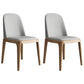 Wood Scandinavian Restaurant Side Chair Parsons Multi-color Dining Chair Grey Natural Wood Set of 2 Clearhalo ' kitchen&dining_furn' 'Dining Chairs' 'Dining Tables & Seating' 'dining_chair' 'Furniture' 'furniture_dining_chair' 'Kitchen & Dining Furniture' 'kitchen' 3453733