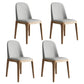 Wood Scandinavian Restaurant Side Chair Parsons Multi-color Dining Chair Grey Natural Wood Set of 4 Clearhalo ' kitchen&dining_furn' 'Dining Chairs' 'Dining Tables & Seating' 'dining_chair' 'Furniture' 'furniture_dining_chair' 'Kitchen & Dining Furniture' 'kitchen' 3453736