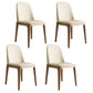 Wood Scandinavian Restaurant Side Chair Parsons Multi-color Dining Chair Yellow Natural Wood Set of 4 Clearhalo ' kitchen&dining_furn' 'Dining Chairs' 'Dining Tables & Seating' 'dining_chair' 'Furniture' 'furniture_dining_chair' 'Kitchen & Dining Furniture' 'kitchen' 3453751