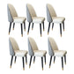 Nordic Style Leather Dining Room Chair Home Side Parsons Chair for Kitchen Gray-White Set of 6 Clearhalo ' kitchen&dining_furn' 'Dining Chairs' 'Dining Tables & Seating' 'dining_chair' 'Furniture' 'furniture_dining_chair' 'Kitchen & Dining Furniture' 'kitchen' 3453795