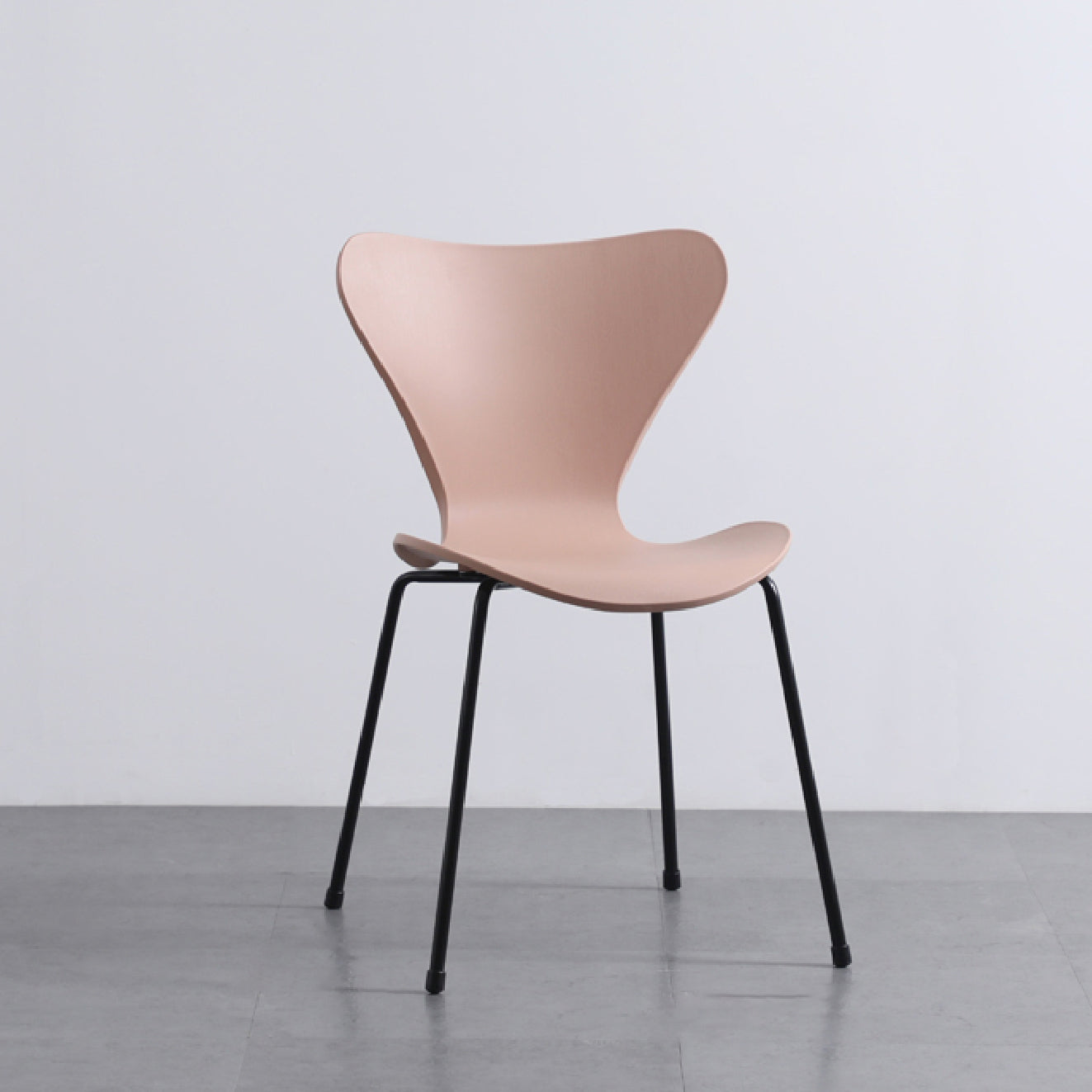 Modern Armless Side Chairs with 4 Black Finish Legs Plastic Solid Chairs for Home Use Clearhalo ' kitchen&dining_furn' 'Dining Chairs' 'Dining Tables & Seating' 'dining_chair' 'Furniture' 'furniture_dining_chair' 'Kitchen & Dining Furniture' 'kitchen' 3453822