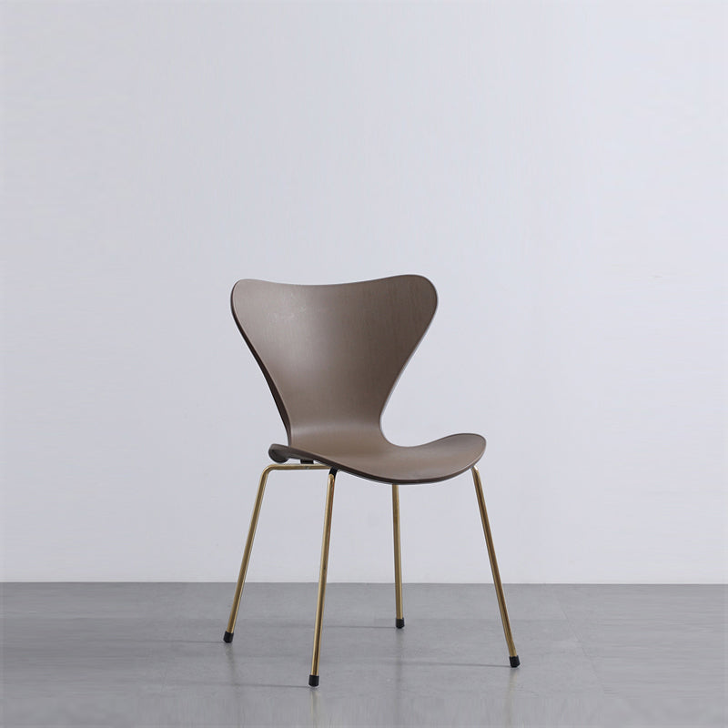 Modern Armless Side Chairs with 4 Black Finish Legs Plastic Solid Chairs for Home Use Clearhalo ' kitchen&dining_furn' 'Dining Chairs' 'Dining Tables & Seating' 'dining_chair' 'Furniture' 'furniture_dining_chair' 'Kitchen & Dining Furniture' 'kitchen' 3453838