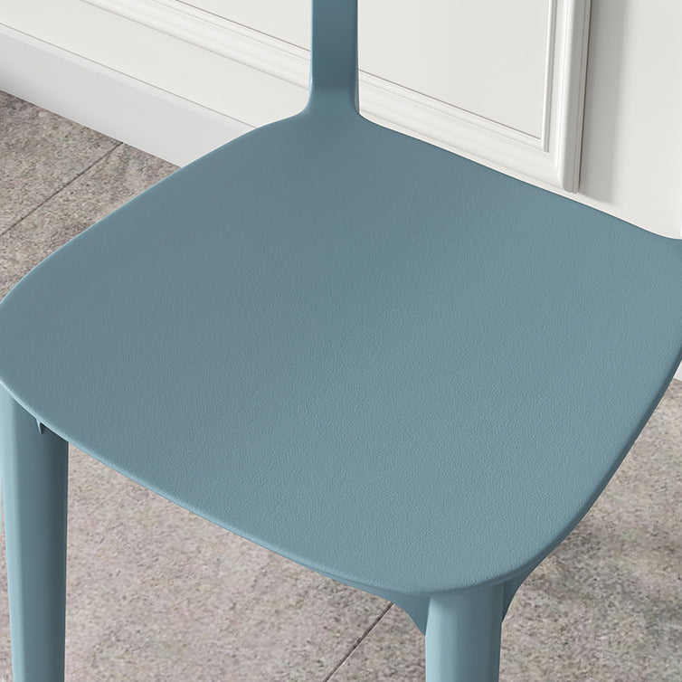 Plastic Dining Chair Modern Kitchen Side Chair 17'' Wide Open Back Dining Side Chair Clearhalo ' kitchen&dining_furn' 'Dining Chairs' 'Dining Tables & Seating' 'dining_chair' 'Furniture' 'furniture_dining_chair' 'Kitchen & Dining Furniture' 'kitchen' 3453980