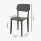 Plastic Dining Chair Modern Kitchen Side Chair 17'' Wide Open Back Dining Side Chair Clearhalo ' kitchen&dining_furn' 'Dining Chairs' 'Dining Tables & Seating' 'dining_chair' 'Furniture' 'furniture_dining_chair' 'Kitchen & Dining Furniture' 'kitchen' 3453988