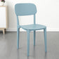 Plastic Dining Chair Modern Kitchen Side Chair 17'' Wide Open Back Dining Side Chair Blue 1 Piece Clearhalo ' kitchen&dining_furn' 'Dining Chairs' 'Dining Tables & Seating' 'dining_chair' 'Furniture' 'furniture_dining_chair' 'Kitchen & Dining Furniture' 'kitchen' 3453993