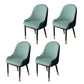 Glam Style Faux Leather Chair Parsons Dining Chair for Home with Black Legs Light Green Set of 4 Clearhalo ' kitchen&dining_furn' 'Dining Chairs' 'Dining Tables & Seating' 'dining_chair' 'Furniture' 'furniture_dining_chair' 'Kitchen & Dining Furniture' 'kitchen' 3454041