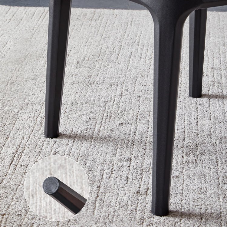 Faux Leather Contemporary Dining Room Chair Metallic Finish Solid Back Dining Chair Clearhalo ' kitchen&dining_furn' 'Dining Chairs' 'Dining Tables & Seating' 'dining_chair' 'Furniture' 'furniture_dining_chair' 'Kitchen & Dining Furniture' 'kitchen' 3454096