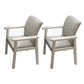 Contemporary Wood Squar Dining Chair Fabric Dining Side Chair for Kitchen White Set of 2 Clearhalo ' kitchen&dining_furn' 'Dining Chairs' 'Dining Tables & Seating' 'dining_chair' 'Furniture' 'furniture_dining_chair' 'Kitchen & Dining Furniture' 'kitchen' 3454115