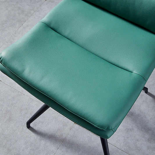 Modern Faux Leather Chairs with 4 Black Finish Metal Legs Dining Chair for Home Clearhalo ' kitchen&dining_furn' 'Dining Chairs' 'Dining Tables & Seating' 'dining_chair' 'Furniture' 'furniture_dining_chair' 'Kitchen & Dining Furniture' 'kitchen' 3454135