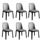 Solid Wood Modern Dining Room Chairs Matte Finish Parsons Dining Chair Light Gray Set of 6 Clearhalo ' kitchen&dining_furn' 'Dining Chairs' 'Dining Tables & Seating' 'dining_chair' 'Furniture' 'furniture_dining_chair' 'Kitchen & Dining Furniture' 'kitchen' 3454195