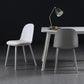 Home Contemporary Side Chair Solid Back Plastic Armless Dining Room Chair Clearhalo ' kitchen&dining_furn' 'Dining Chairs' 'Dining Tables & Seating' 'dining_chair' 'Furniture' 'furniture_dining_chair' 'Kitchen & Dining Furniture' 'kitchen' 3454220