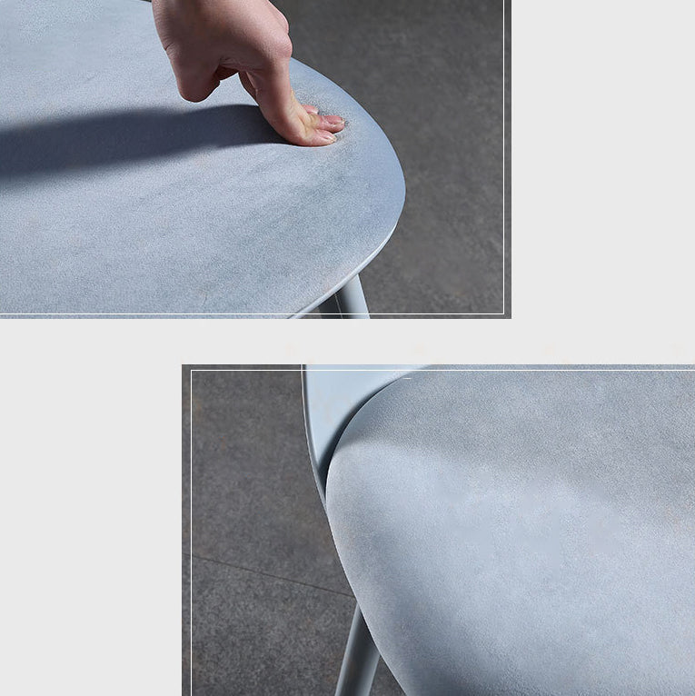 Home Contemporary Side Chair Solid Back Plastic Armless Dining Room Chair Clearhalo ' kitchen&dining_furn' 'Dining Chairs' 'Dining Tables & Seating' 'dining_chair' 'Furniture' 'furniture_dining_chair' 'Kitchen & Dining Furniture' 'kitchen' 3454227