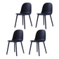 Home Contemporary Side Chair Solid Back Plastic Armless Dining Room Chair Blue Plastic Set of 4 Clearhalo ' kitchen&dining_furn' 'Dining Chairs' 'Dining Tables & Seating' 'dining_chair' 'Furniture' 'furniture_dining_chair' 'Kitchen & Dining Furniture' 'kitchen' 3454228
