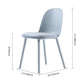 Home Contemporary Side Chair Solid Back Plastic Armless Dining Room Chair Clearhalo ' kitchen&dining_furn' 'Dining Chairs' 'Dining Tables & Seating' 'dining_chair' 'Furniture' 'furniture_dining_chair' 'Kitchen & Dining Furniture' 'kitchen' 3454236