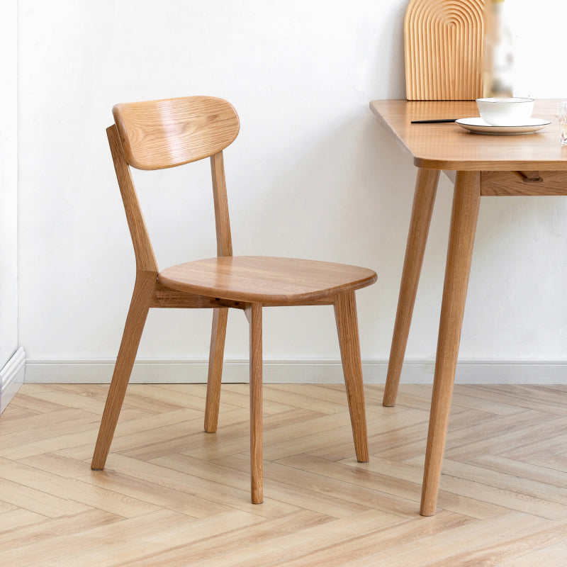 Scandinavian Style Dining Room Chair Wood Dining Side Armless Chair for Kitchen Clearhalo ' kitchen&dining_furn' 'Dining Chairs' 'Dining Tables & Seating' 'dining_chair' 'Furniture' 'furniture_dining_chair' 'Kitchen & Dining Furniture' 'kitchen' 3454415
