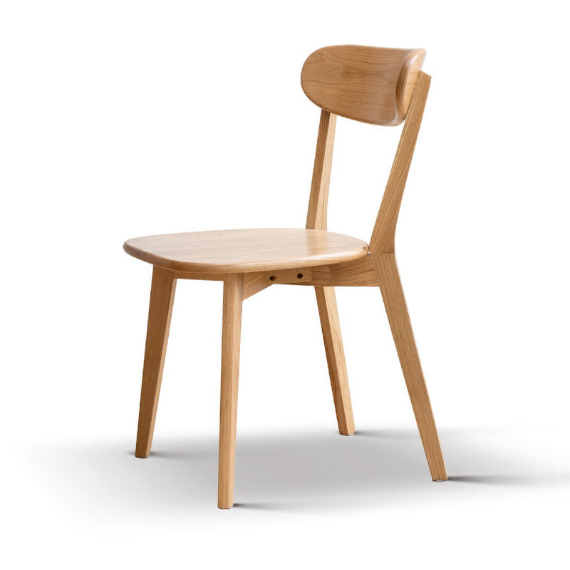 Scandinavian Style Dining Room Chair Wood Dining Side Armless Chair for Kitchen Natural 1 Piece Clearhalo ' kitchen&dining_furn' 'Dining Chairs' 'Dining Tables & Seating' 'dining_chair' 'Furniture' 'furniture_dining_chair' 'Kitchen & Dining Furniture' 'kitchen' 3454416