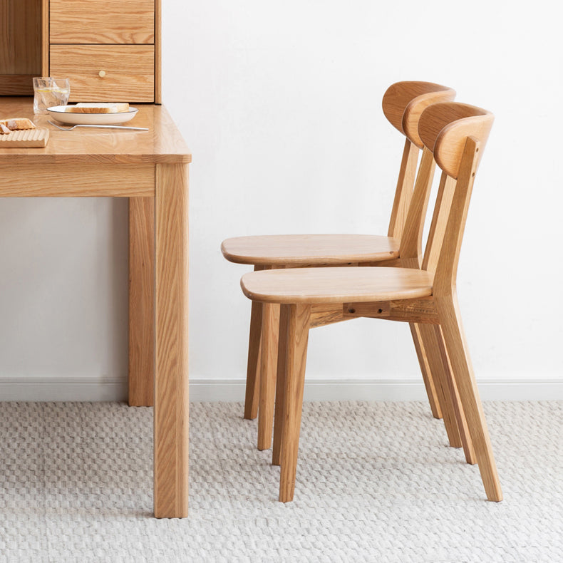 Scandinavian Style Dining Room Chair Wood Dining Side Armless Chair for Kitchen Clearhalo ' kitchen&dining_furn' 'Dining Chairs' 'Dining Tables & Seating' 'dining_chair' 'Furniture' 'furniture_dining_chair' 'Kitchen & Dining Furniture' 'kitchen' 3454422