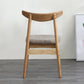 Scandinavian White Oak Open Side Chair Light Color Wood Dining Chair with Natural Legs Clearhalo ' kitchen&dining_furn' 'Dining Chairs' 'Dining Tables & Seating' 'dining_chair' 'Furniture' 'furniture_dining_chair' 'Kitchen & Dining Furniture' 'kitchen' 3454431