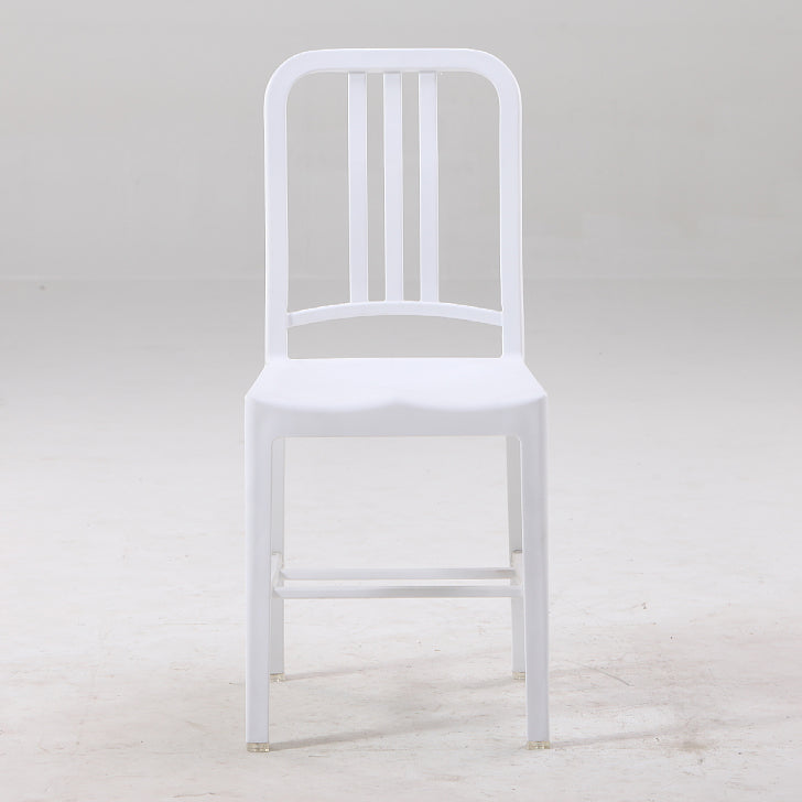 Contemporary Dining Plastic Side Armless Chair Open Back Dining Chair for Indoor Clearhalo ' kitchen&dining_furn' 'Dining Chairs' 'Dining Tables & Seating' 'dining_chair' 'Furniture' 'furniture_dining_chair' 'Kitchen & Dining Furniture' 'kitchen' 3454506
