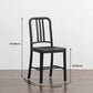 Contemporary Dining Plastic Side Armless Chair Open Back Dining Chair for Indoor Clearhalo ' kitchen&dining_furn' 'Dining Chairs' 'Dining Tables & Seating' 'dining_chair' 'Furniture' 'furniture_dining_chair' 'Kitchen & Dining Furniture' 'kitchen' 3454516