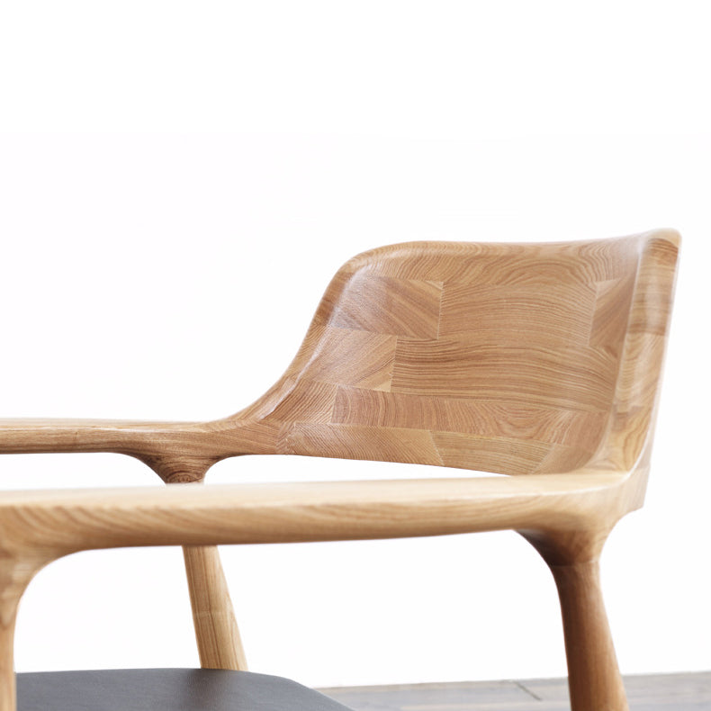 Contemporary Style Dining Chair Solid Wood Open Back Dining Side Chair for Restaurant Clearhalo ' kitchen&dining_furn' 'Dining Chairs' 'Dining Tables & Seating' 'dining_chair' 'Furniture' 'furniture_dining_chair' 'Kitchen & Dining Furniture' 'kitchen' 3454540