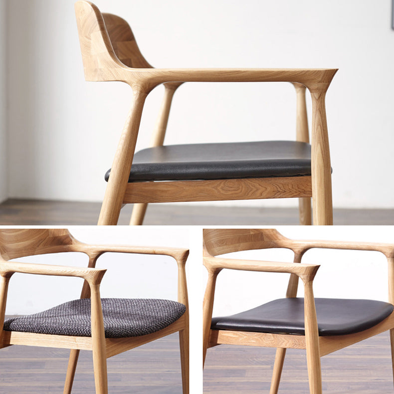 Contemporary Style Dining Chair Solid Wood Open Back Dining Side Chair for Restaurant Clearhalo ' kitchen&dining_furn' 'Dining Chairs' 'Dining Tables & Seating' 'dining_chair' 'Furniture' 'furniture_dining_chair' 'Kitchen & Dining Furniture' 'kitchen' 3454543