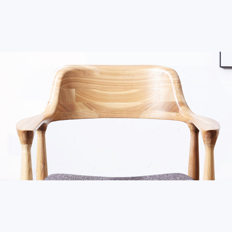 Contemporary Style Dining Chair Solid Wood Open Back Dining Side Chair for Restaurant Clearhalo ' kitchen&dining_furn' 'Dining Chairs' 'Dining Tables & Seating' 'dining_chair' 'Furniture' 'furniture_dining_chair' 'Kitchen & Dining Furniture' 'kitchen' 3454544