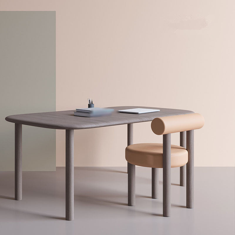 Contemporary Style Matte Finish Side Chair Open Back Dining Side Chair for Dining Room Clearhalo ' kitchen&dining_furn' 'Dining Chairs' 'Dining Tables & Seating' 'dining_chair' 'Furniture' 'furniture_dining_chair' 'Kitchen & Dining Furniture' 'kitchen' 3454555