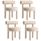 Contemporary Style Matte Finish Side Chair Open Back Dining Side Chair for Dining Room White Set of 4 Clearhalo ' kitchen&dining_furn' 'Dining Chairs' 'Dining Tables & Seating' 'dining_chair' 'Furniture' 'furniture_dining_chair' 'Kitchen & Dining Furniture' 'kitchen' 3454557