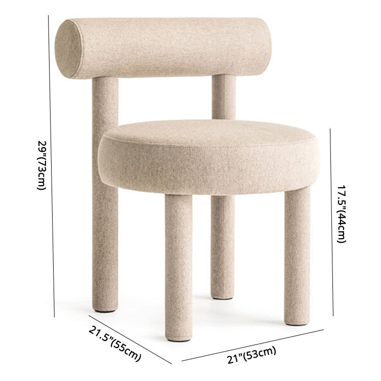 Contemporary Style Matte Finish Side Chair Open Back Dining Side Chair for Dining Room Clearhalo ' kitchen&dining_furn' 'Dining Chairs' 'Dining Tables & Seating' 'dining_chair' 'Furniture' 'furniture_dining_chair' 'Kitchen & Dining Furniture' 'kitchen' 3454564