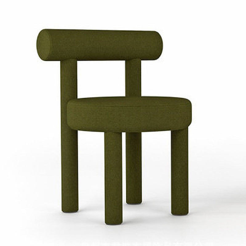 Contemporary Style Matte Finish Side Chair Open Back Dining Side Chair for Dining Room Green 1 Piece Clearhalo ' kitchen&dining_furn' 'Dining Chairs' 'Dining Tables & Seating' 'dining_chair' 'Furniture' 'furniture_dining_chair' 'Kitchen & Dining Furniture' 'kitchen' 3454573