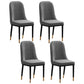 Scandinavian Style Upholstered Chair Wingback Parsons Chair for Home Use Dark Gray Set of 4 Clearhalo ' kitchen&dining_furn' 'Dining Chairs' 'Dining Tables & Seating' 'dining_chair' 'Furniture' 'furniture_dining_chair' 'Kitchen & Dining Furniture' 'kitchen' 3454625